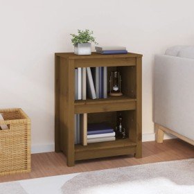 Estantería madera maciza de pino marrón miel 50x35x68 cm en Librerías y estanterías | Comprar online en Foru.es