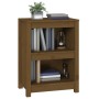 Estantería madera maciza de pino marrón miel 50x35x68 cm en Librerías y estanterías | Comprar online en Foru.es