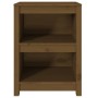 Estantería madera maciza de pino marrón miel 50x35x68 cm en Librerías y estanterías | Comprar online en Foru.es