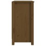 Estantería madera maciza de pino marrón miel 50x35x68 cm en Librerías y estanterías | Comprar online en Foru.es