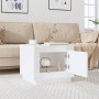 Mesa de centro madera contrachapada blanco 51x50x44 cm de vidaXL, Mesas de centro - Ref: Foro24-819868, Precio: 42,57 €, Desc...