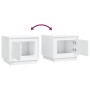 Mesa de centro madera contrachapada blanco 51x50x44 cm de vidaXL, Mesas de centro - Ref: Foro24-819868, Precio: 42,57 €, Desc...