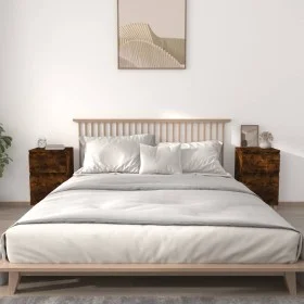 Nightstands 2 pcs smoked oak color 40x35x70 cm by vidaXL, Nightstands - Ref: Foro24-819703, Price: 56,57 €, Discount: %