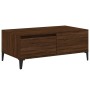 Mesa de centro madera contrachapada marrón roble 90x50x36,5 cm de vidaXL, Mesas de centro - Ref: Foro24-821123, Precio: 46,48...