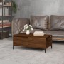 Mesa de centro madera contrachapada marrón roble 90x50x36,5 cm de vidaXL, Mesas de centro - Ref: Foro24-821123, Precio: 46,48...