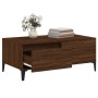 Mesa de centro madera contrachapada marrón roble 90x50x36,5 cm de vidaXL, Mesas de centro - Ref: Foro24-821123, Precio: 46,48...