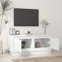 Mesa de centro madera contrachapada blanco brillo 102x50x44 cm de vidaXL, Mesas de centro - Ref: Foro24-819878, Precio: 57,41...