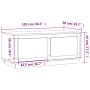 Mesa de centro madera contrachapada blanco brillo 102x50x44 cm de vidaXL, Mesas de centro - Ref: Foro24-819878, Precio: 57,41...