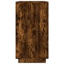 Aparador madera contrachapada color roble ahumado 80x34x75 cm de vidaXL, Aparadores - Ref: Foro24-819889, Precio: 77,52 €, De...