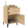 Mesitas de noche 2 uds color roble sonoma 40x35x70 cm de vidaXL, Mesitas de noche - Ref: Foro24-819715, Precio: 95,82 €, Desc...