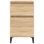 Mesitas de noche 2 uds color roble sonoma 40x35x70 cm de vidaXL, Mesitas de noche - Ref: Foro24-819715, Precio: 95,82 €, Desc...