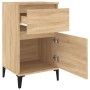 Mesitas de noche 2 uds color roble sonoma 40x35x70 cm de vidaXL, Mesitas de noche - Ref: Foro24-819715, Precio: 97,07 €, Desc...