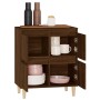 Aparador madera contrachapada marrón roble 60x35x70 cm de vidaXL, Aparadores - Ref: Foro24-821163, Precio: 64,83 €, Descuento: %