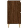 Aparador madera contrachapada marrón roble 60x35x70 cm de vidaXL, Aparadores - Ref: Foro24-821163, Precio: 64,83 €, Descuento: %