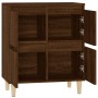 Aparador madera contrachapada marrón roble 60x35x70 cm de vidaXL, Aparadores - Ref: Foro24-821163, Precio: 64,83 €, Descuento: %
