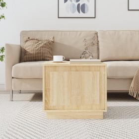 Mesa de centro madera contrachapada roble Sonoma 51x50x44 cm de vidaXL, Mesas de centro - Ref: Foro24-819871, Precio: 50,40 €...