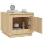 Mesa de centro madera contrachapada roble Sonoma 51x50x44 cm de vidaXL, Mesas de centro - Ref: Foro24-819871, Precio: 50,40 €...