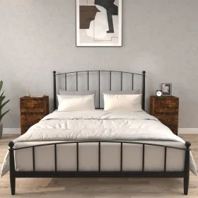 Bedside tables 2 units in smoked oak color 40x35x70 cm by vidaXL, Nightstands - Ref: Foro24-819719, Price: 69,90 €, Discount: %
