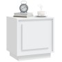Mesita de noche madera contrachapada blanco 44x35x45 cm de vidaXL, Mesitas de noche - Ref: Foro24-819836, Precio: 39,20 €, De...
