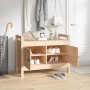 Banco de recibidor madera maciza de pino 80x40x60 cm en Bancos para recibidores y almacenamiento | Comprar online en Foru.es