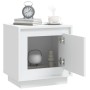 Mesita de noche madera contrachapada blanco 44x35x45 cm de vidaXL, Mesitas de noche - Ref: Foro24-819836, Precio: 39,20 €, De...