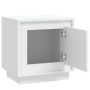 Mesita de noche madera contrachapada blanco 44x35x45 cm de vidaXL, Mesitas de noche - Ref: Foro24-819836, Precio: 39,20 €, De...