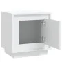 Mesita de noche madera contrachapada blanco 44x35x45 cm de vidaXL, Mesitas de noche - Ref: Foro24-819836, Precio: 40,15 €, De...