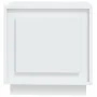 Mesita de noche madera contrachapada blanco 44x35x45 cm de vidaXL, Mesitas de noche - Ref: Foro24-819836, Precio: 40,15 €, De...
