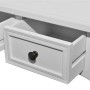Mesa consola tocador con tres cajones blancos de vidaXL, Mesas auxiliares - Ref: Foro24-241143, Precio: 156,15 €, Descuento: %