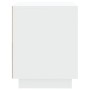 Mesita de noche madera contrachapada blanco 44x35x45 cm de vidaXL, Mesitas de noche - Ref: Foro24-819836, Precio: 39,20 €, De...