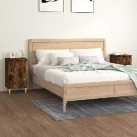 Nightstands 2 pcs smoke oak plywood 40x35x70 cm by vidaXL, Nightstands - Ref: Foro24-819639, Price: 54,67 €, Discount: %