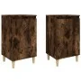 Nachttische 2 Stück Raucheichensperrholz 40x35x70 cm von vidaXL, Nachttische - Ref: Foro24-819639, Preis: 54,67 €, Rabatt: %