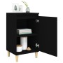 Mesitas de noche 2 uds madera contrachapada negro 40x35x70 cm de vidaXL, Mesitas de noche - Ref: Foro24-819631, Precio: 66,79...