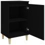 Mesitas de noche 2 uds madera contrachapada negro 40x35x70 cm de vidaXL, Mesitas de noche - Ref: Foro24-819631, Precio: 66,79...