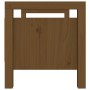 Banco de recibidor madera maciza pino marrón miel 80x40x43 cm en Bancos para recibidores y almacenamiento | Comprar online en Fo