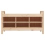 Banco de recibidor madera maciza de pino 110x40x60 cm en Bancos para recibidores y almacenamiento | Comprar online en Foru.es
