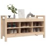 Banco de recibidor madera maciza de pino 110x40x60 cm en Bancos para recibidores y almacenamiento | Comprar online en Foru.es