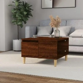 Brown oak plywood coffee table 55x55x36.5 cm by vidaXL, Coffee table - Ref: Foro24-821083, Price: 36,91 €, Discount: %