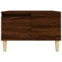 Mesa de centro madera contrachapada roble marrón 55x55x36,5 cm de vidaXL, Mesas de centro - Ref: Foro24-821083, Precio: 36,91...