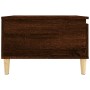 Mesa de centro madera contrachapada roble marrón 55x55x36,5 cm de vidaXL, Mesas de centro - Ref: Foro24-821083, Precio: 36,91...