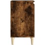 Armario de lavabo madera contrachapada roble ahumado 58x33x60cm de vidaXL, Tocadores de baño - Ref: Foro24-821257, Precio: 50...