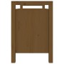 Banco de recibidor madera maciza pino marrón miel 110x40x60 cm en Bancos para recibidores y almacenamiento | Comprar online en F