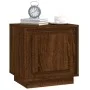Mesita noche 2 uds madera contrachapada marrón roble 44x35x45cm de vidaXL, Mesitas de noche - Ref: Foro24-819851, Precio: 58,...