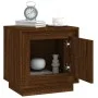 Mesita noche 2 uds madera contrachapada marrón roble 44x35x45cm de vidaXL, Mesitas de noche - Ref: Foro24-819851, Precio: 58,...
