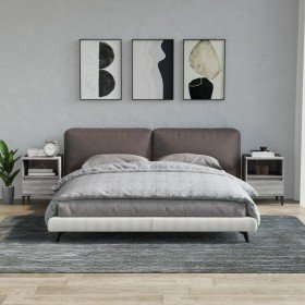 Mesitas de noche 2 unidades gris Sonoma 40x35x50 cm en Armarios y almacenamiento | Comprar online en Foru.es