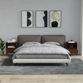 Mesitas de noche 2 unidades roble marrón 40x35x50 cm en Armarios y almacenamiento | Comprar online en Foru.es