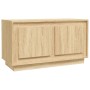Mueble para TV madera contrachapada roble Sonoma 80x35x45 cm de vidaXL, Muebles TV - Ref: Foro24-819855, Precio: 48,93 €, Des...