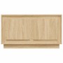 Mueble para TV madera contrachapada roble Sonoma 80x35x45 cm de vidaXL, Muebles TV - Ref: Foro24-819855, Precio: 48,93 €, Des...