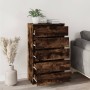 Cómoda de madera contrachapada roble ahumado 60x36x103 cm de vidaXL, Cajoneras - Ref: Foro24-823021, Precio: 115,05 €, Descue...