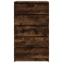Cómoda de madera contrachapada roble ahumado 60x36x103 cm de vidaXL, Cajoneras - Ref: Foro24-823021, Precio: 115,05 €, Descue...